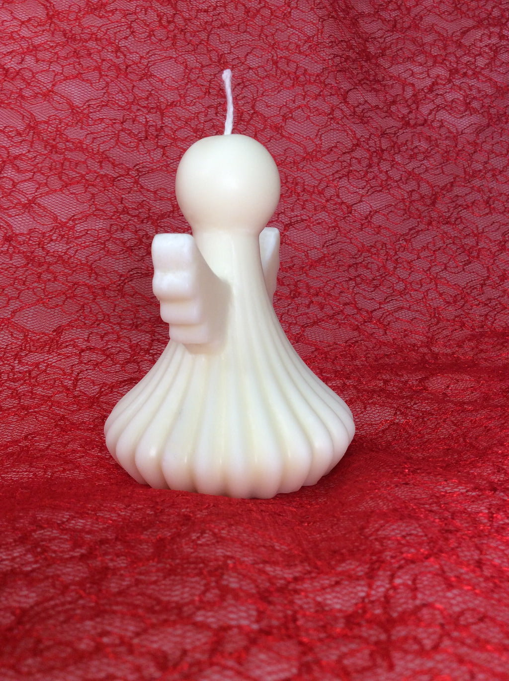 Vela para centro de mesa de Comunión de ángel clásico.