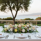 Centro de Mesa Floral de Cera "Alejandría"