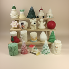 Pack "A Toda Luz" - Set Premium de 20 Velas Escultóricas de Navidad