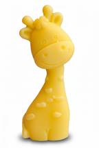Vela Jirafa de la Selva infantil. Escultura de lujo en cera vegetal, souvenir ecológico ideal para fiestas de cumpleaños safari.