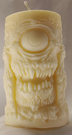 Vela Artesanal de Halloween "Monstruo Cíclope"