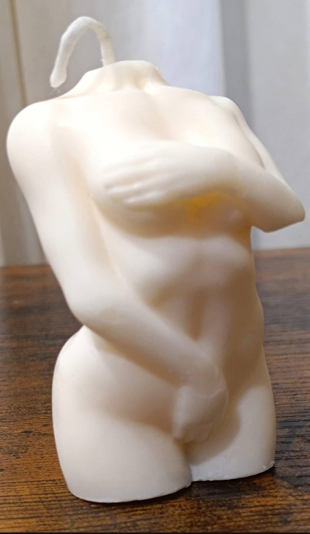 Vela decorativa de cera de soja, figura de mujer desnuda estilo Venus, regalo original para despedidas y fiestas de adultos