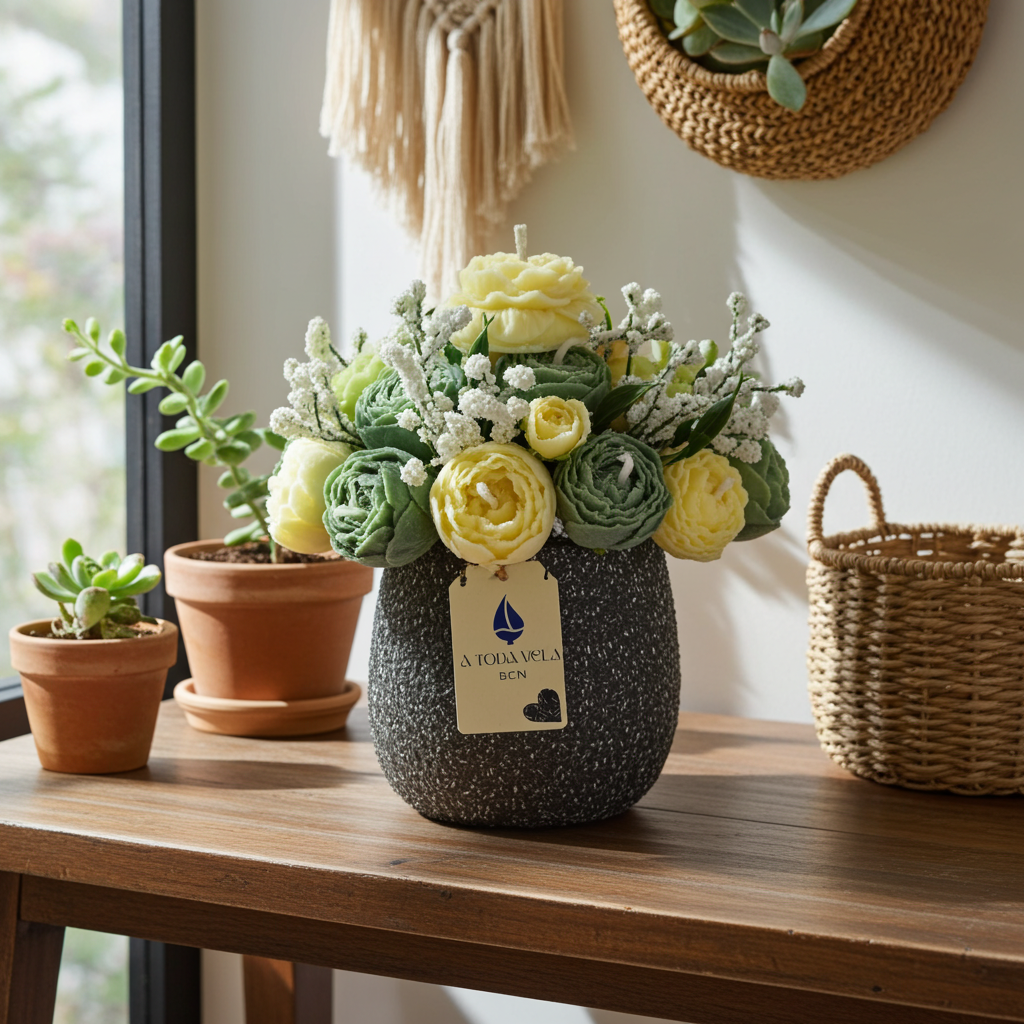 Centro de Mesa de Lujo en Cera "Salónica"