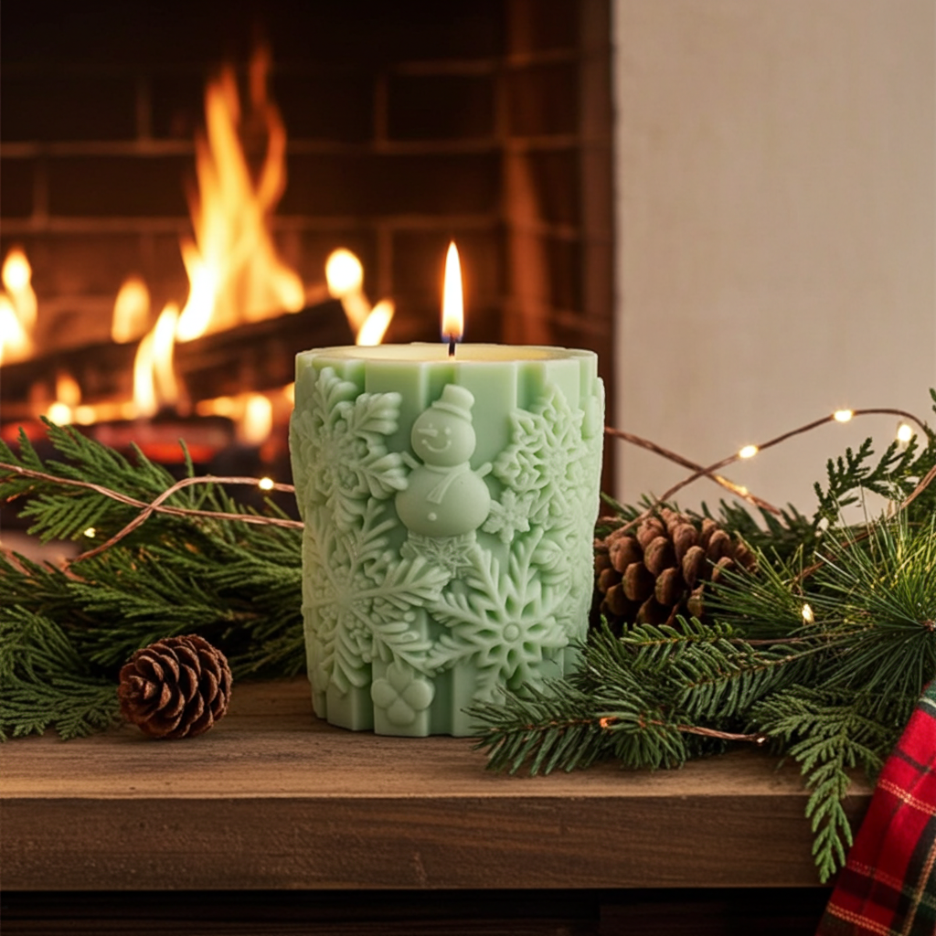 Pack "A Toda Luz" - Set Premium de 20 Velas Escultóricas de Navidad