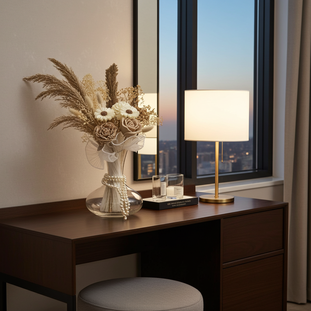 Centro de Mesa Elegante de Cera "Nápoles"