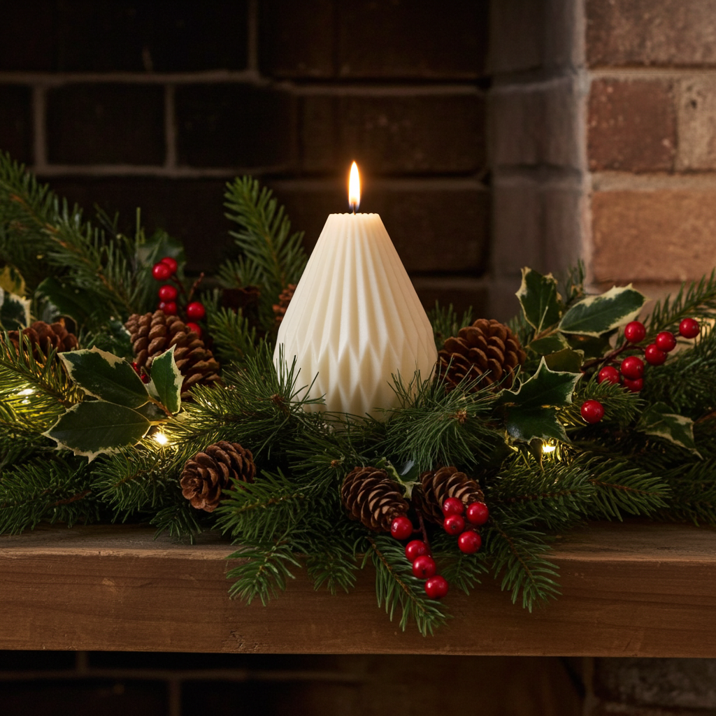 Pack "A Toda Luz" - Set Premium de 20 Velas Escultóricas de Navidad