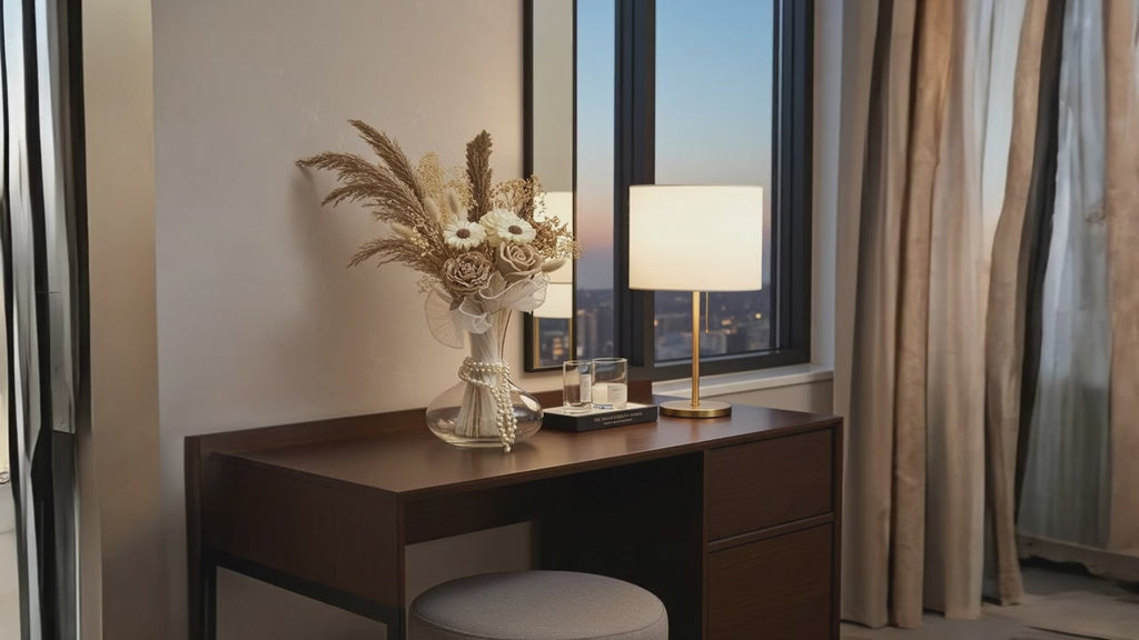 Centro de Mesa Elegante de Cera "Nápoles"