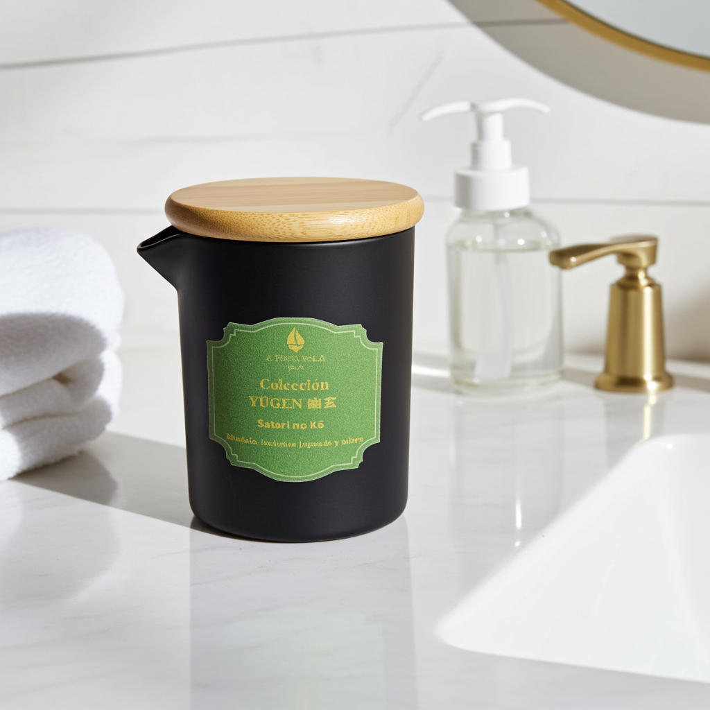 Vela de masaje Satori no Kō Lujo | Ritual Nocturno, Sándalo, Incienso Japonés y Mirra